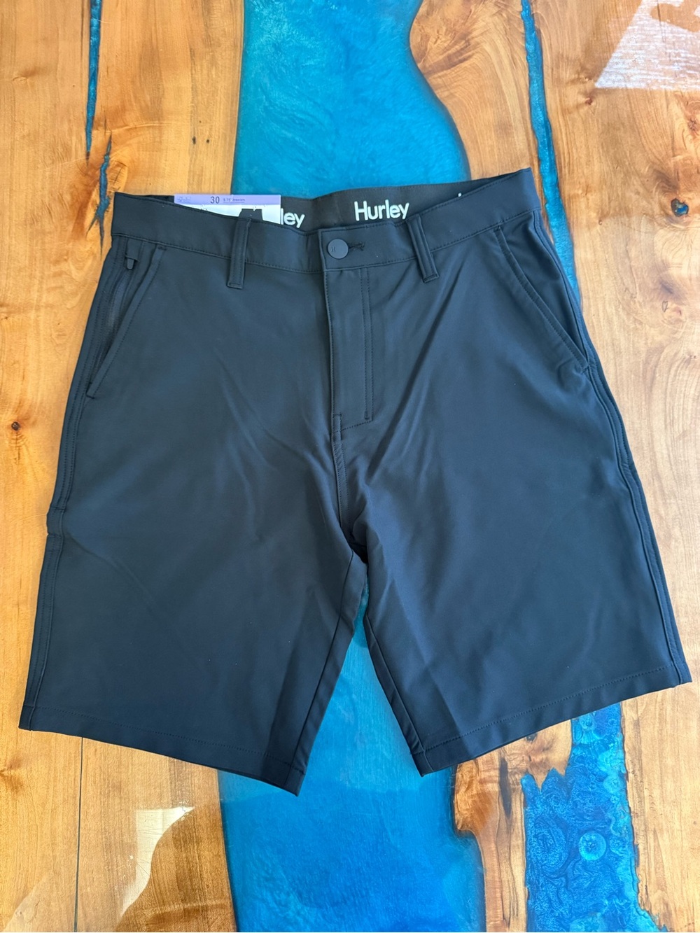 Hurley Black Men's Hybrid Performance Shorts